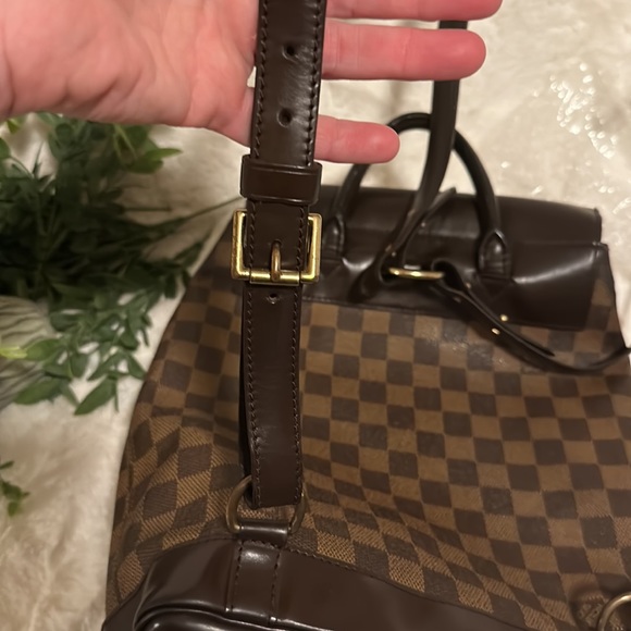 LOUIS VUITTON Damier Ebene Soho Backpack 1999 Classic mint Authentic Vintage - Picture 11 of 16